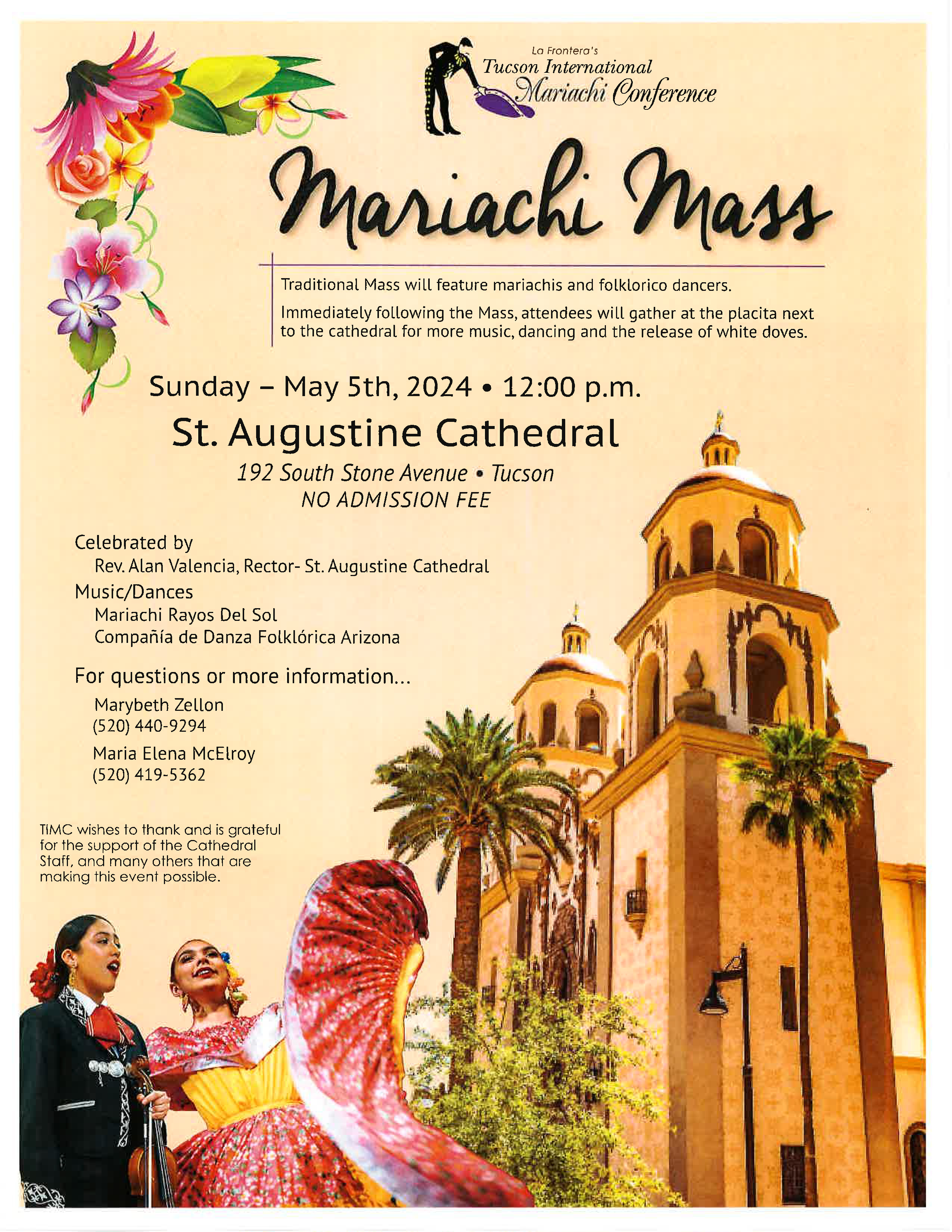Tucson Mariachi Conference Mass 2024